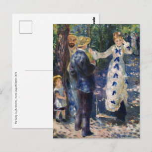 Cartão Postal Pierre-Auguste Renoir - O Balanço