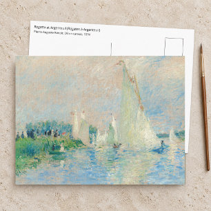 Cartão Postal Pierre-Auguste Renoir - Regata em Argenteuil