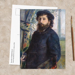 Cartão Postal Pierre Auguste Renoir - Retrato de Claude Monet