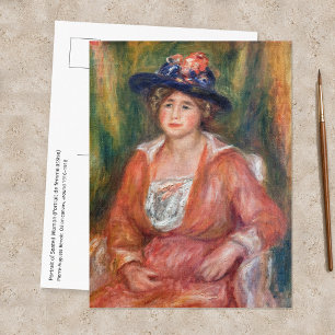 Cartão Postal Pierre-Auguste Renoir - Retrato de Mulher Sentada