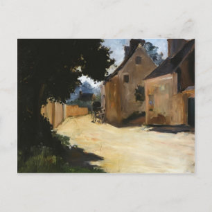Cartão Postal Pierre-Auguste Renoir-Village Street, Louveciennes