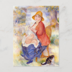 Cartão Postal Pierre Renoir- Maternidade