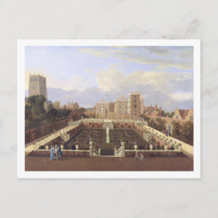 Cartão Postal Pierrepont House, Nottingham, c.1708-13 (petróleo 