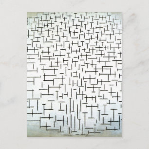 Cartão Postal Piet Mondrian Modern Art