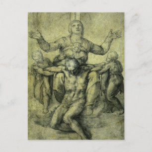 Cartão Postal Pieta para Vittoria Colonna por Michelangelo
