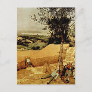 Cartão Postal Pieter Bruegel's The Harvesters (1565)