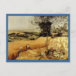 Cartão Postal Pieter Bruegel's The Harvesters (1565)