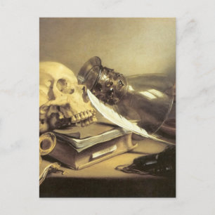 Cartão Postal Pieter Claesz Vanitas Still Life