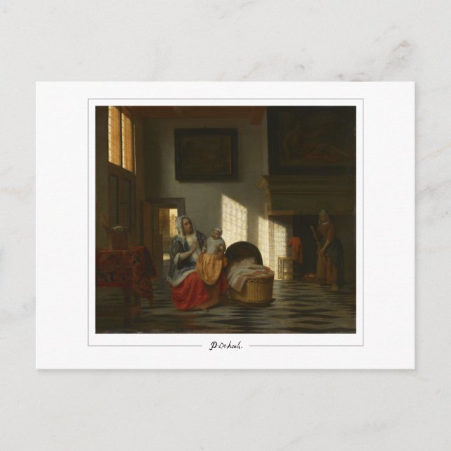 Cartão Postal Pieter de Hooch #56 - Cartão-postal de arte (Frente)
