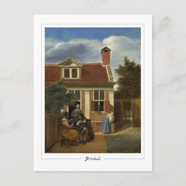 Cartão Postal Pieter de Hooch #59 - Cartão-postal de arte (Frente)