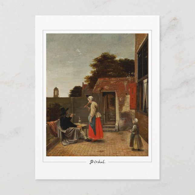 Cartão Postal Pieter de Hooch nº 112 - Cartão-postal de arte (Frente)