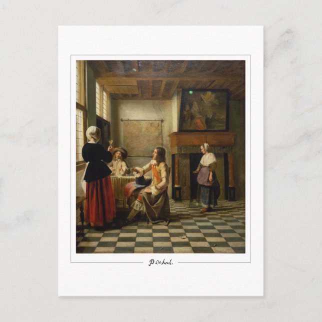 Cartão Postal Pieter de Hooch nº 118 - Cartão-postal de arte (Frente)