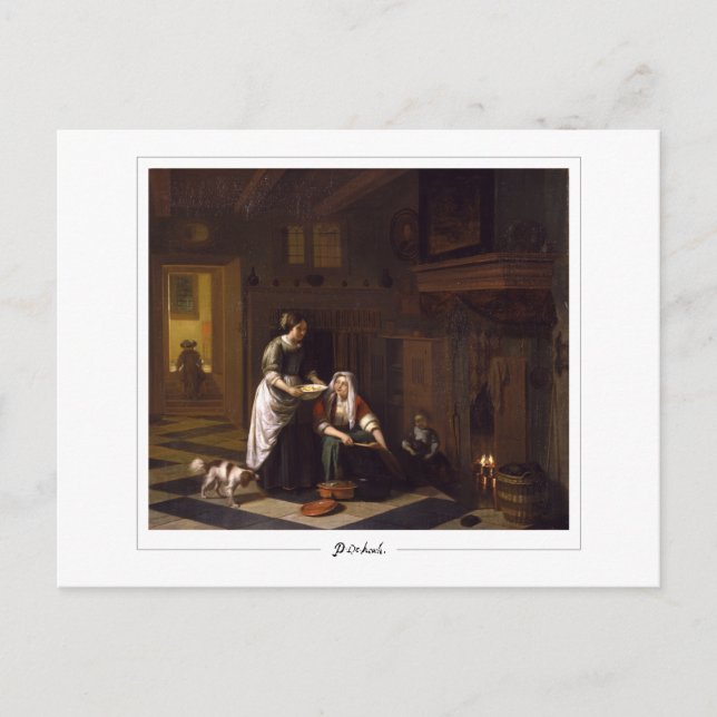 Cartão Postal Pieter de Hooch nº 13 - Cartão-postal de arte (Frente)