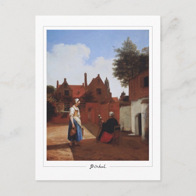 Cartão Postal Pieter de Hooch nº 20 - Cartão-postal de arte (Frente)