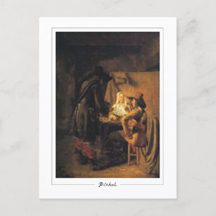 Cartão Postal Pieter de Hooch nº 77 - Cartão-postal de arte