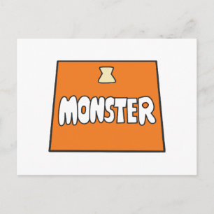 Cartão Postal Pikamee Costume, monstro