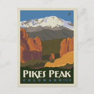 Cartão Postal Pikes Peak, Colorado