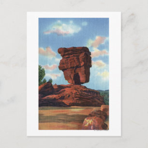 Cartão Postal Pikes Peak, Colorado - Balanced Rock