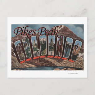 Cartão Postal Pikes Peak, Colorado - Grandes Cenas de Letra