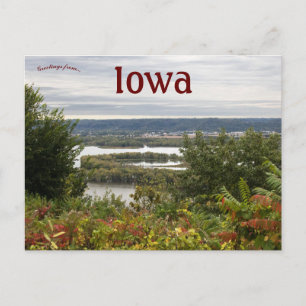 Cartão Postal Pikes Peak Overlook McGregor Iowa