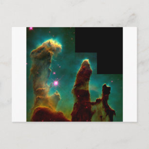Cartão Postal Pilares da Criação - Imagem do Telescópio Espac