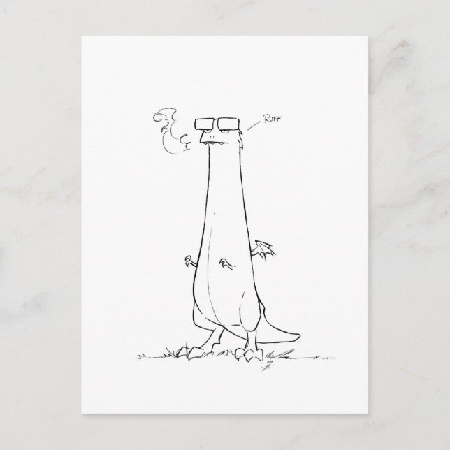 Cartão Postal Pilchard O Dragão (Frente)