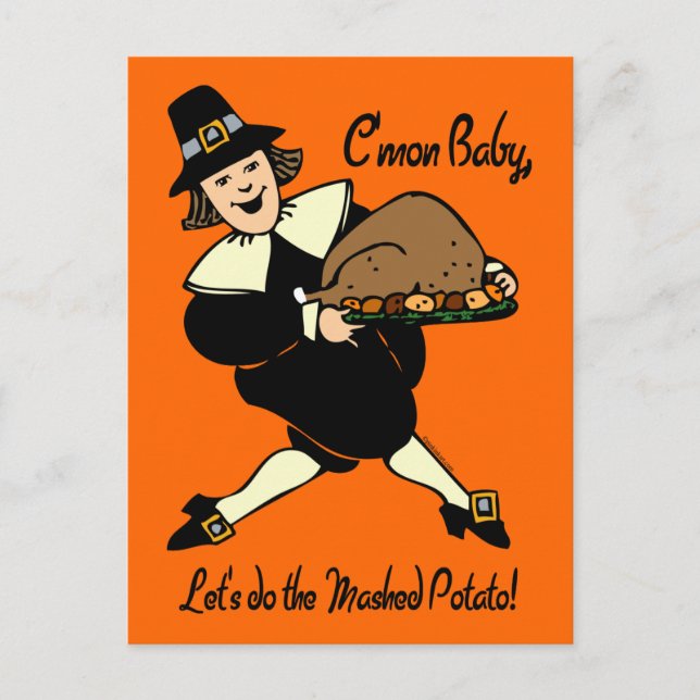 Cartão Postal Pilgrim Mash Potato (Frente)