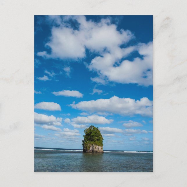 Cartão Postal Pilha Marítima Circundada Por Oceano (Frente)