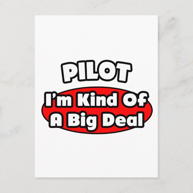 Cartão Postal PIlot...Grande negócio (Frente)