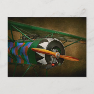 Cartão Postal Piloto - Avião - Combatente alemão WW1 - Fokker D