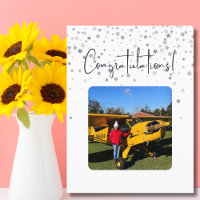 Piloto Primeiro Foto de Voo Solo,Aviação Personali