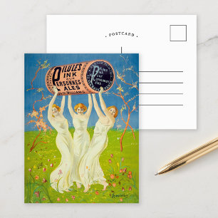 Cartão Postal Pílulas rosa para Pessoas pálidas   Leonetto Cappi