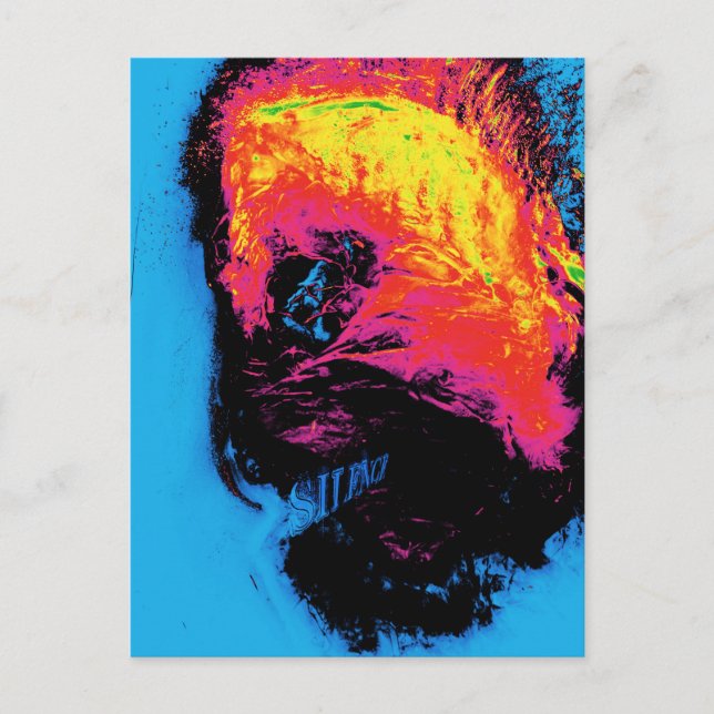 Cartão Postal pimenta e plástico silenciadas (Frente)