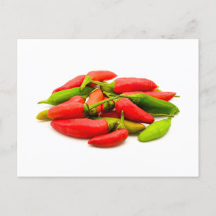 Cartão Postal Pimenta tailandesa