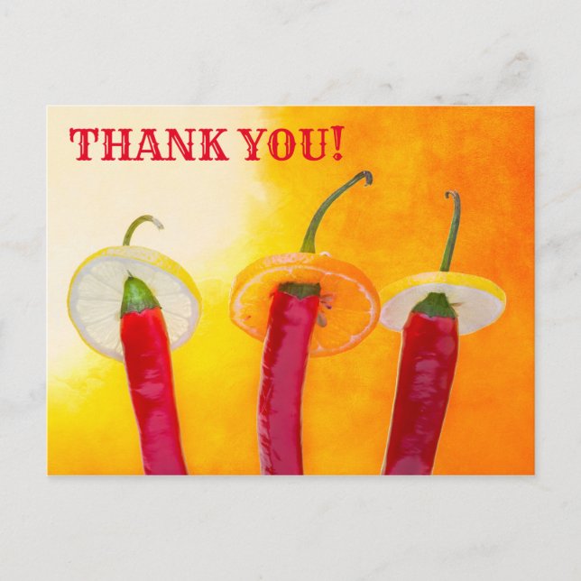 Cartão Postal Pimentões lindos Hola Amigo Engraçados Personalizá (Frente)