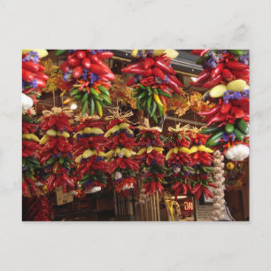 Cartão Postal Pimentões para venda no mercado Pike Place