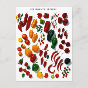 Cartão Postal Pimentos