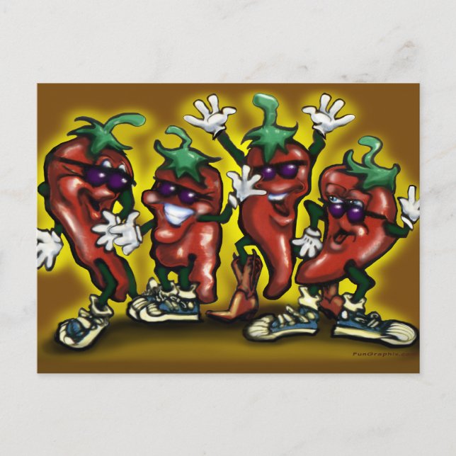 Cartão Postal Pimentos (Frente)