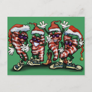 Cartão Postal Pimentos CandyCane