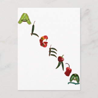 Cartão Postal Pimentos Chili Argélia