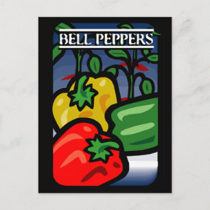 Cartão Postal Pimentos de células