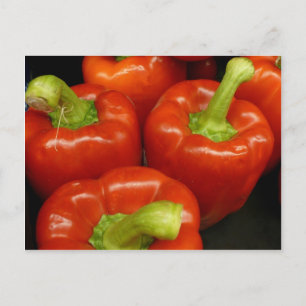 Cartão Postal Pimentos vermelhos