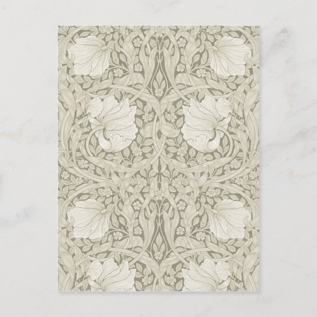 Cartão Postal Pimpernel Ivory, William Morris (Frente)