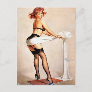 Cartão Postal Pin-up funcionando