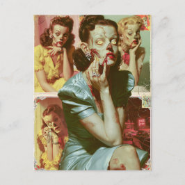 Cartão Postal Pin-Up Zumbi IV