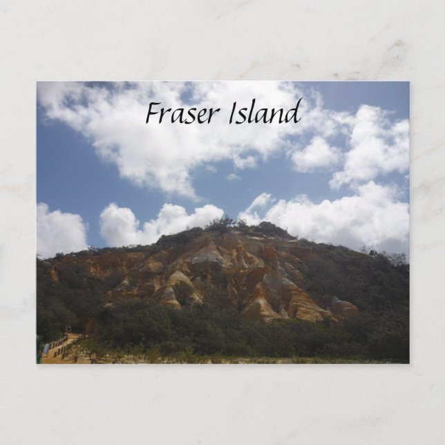 Cartão Postal pináculos da ilha fraser (Frente)