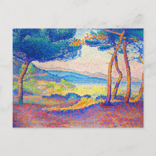 Cartão Postal Pinças de safra ao longo da costa (1896)