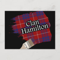 Pincel do Tártan Escocês do Clã Hamilton