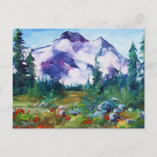 Cartão Postal pincel indiano do Oregon