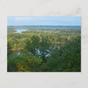 Cartão Postal Pine Bend Bluffs Superlook River
